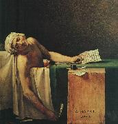 Jacques-Louis David The Death of Marat Norge oil painting reproduction